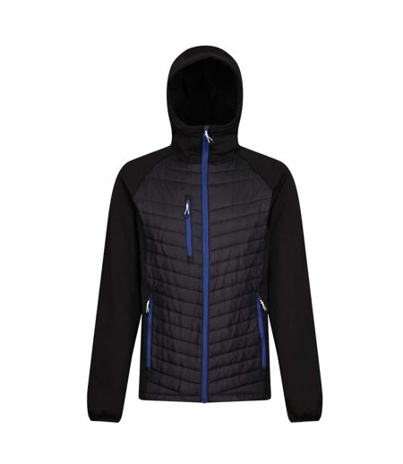 Veste Navigate Hybrid Homme Noir Bleu Roi Regatta