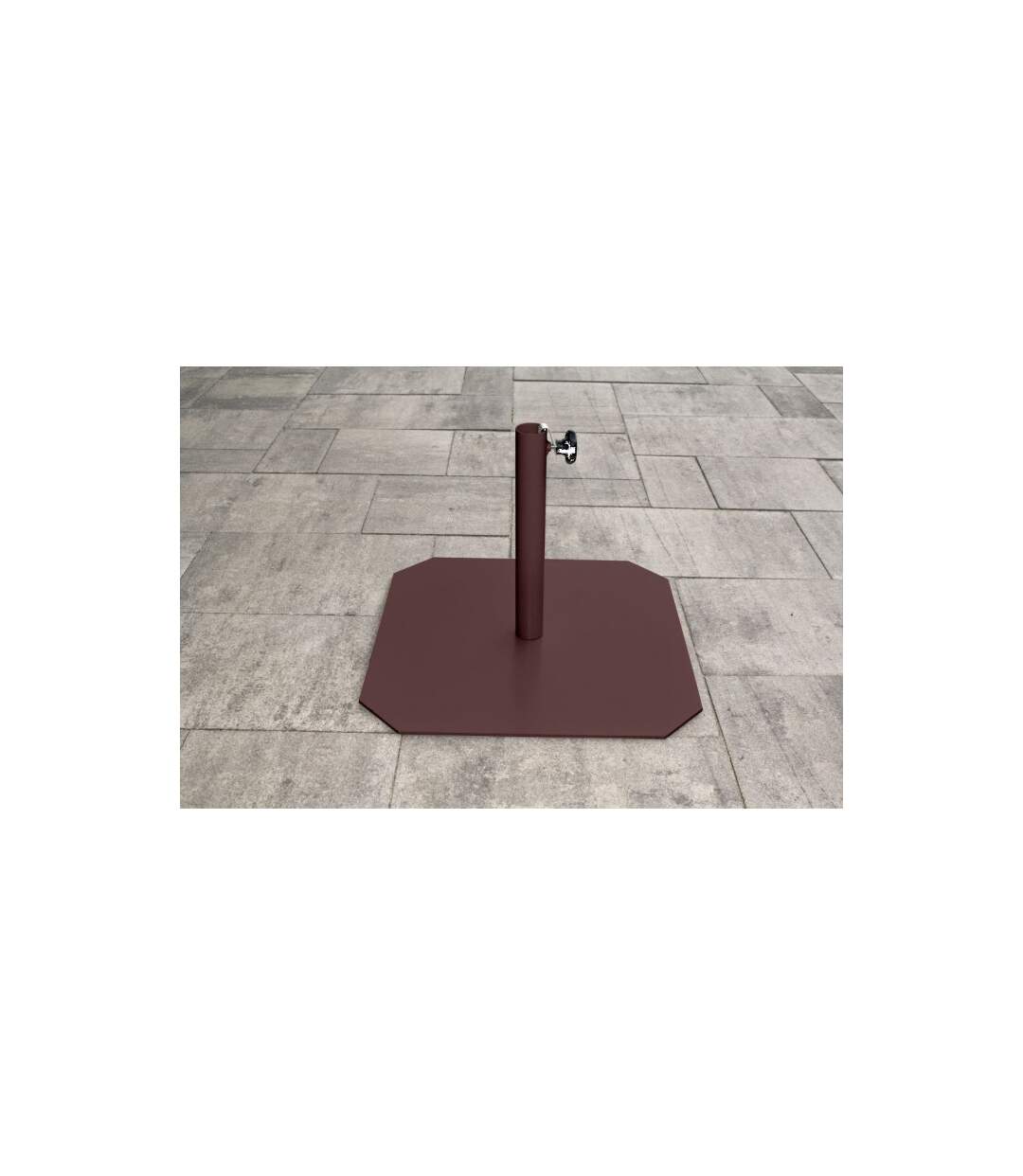 Pied de Parasol en Métal Fit 50cm Marron-3