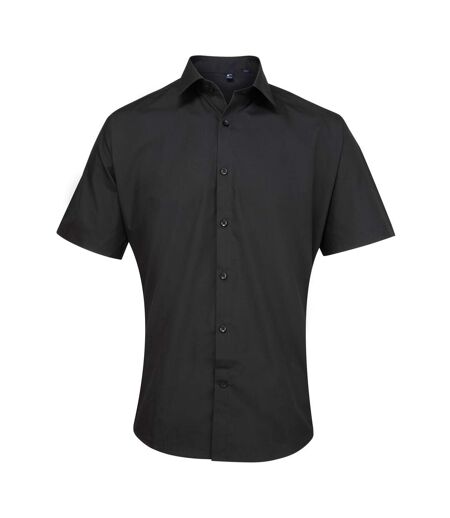 Chemise De Travail À Manches Courtes Homme Noir Premier