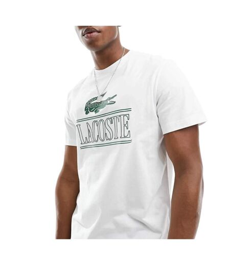 T-shirt blanc mixte lacoste th1218