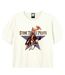 T-shirt cowboy star adulte vieux blanc Amplified