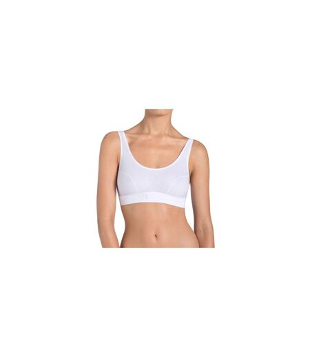 Brassière De Sport Motif/style Uni Femme Blanc Sloggi