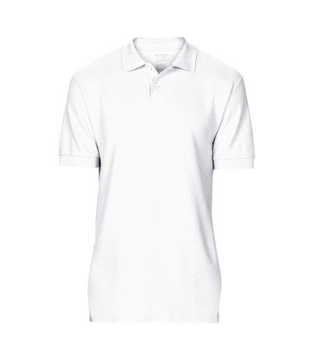 Softstyle polo homme blanc Gildan