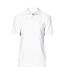 Softstyle polo homme blanc Gildan-1