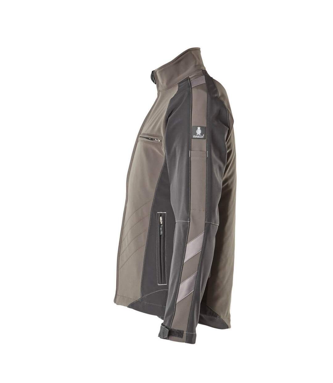 Mens Unique Dresden Soft Shell Jacket Dark Anthracite Black Mascot-3