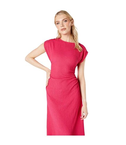 Robe mi-longue femme rose Principles