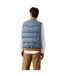 Mens Western Puffer Gilet Light Blue Brown Levis-3