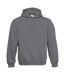 Sweat-shirt à capuche - mixte homme ou femme - WU620 - gris acier