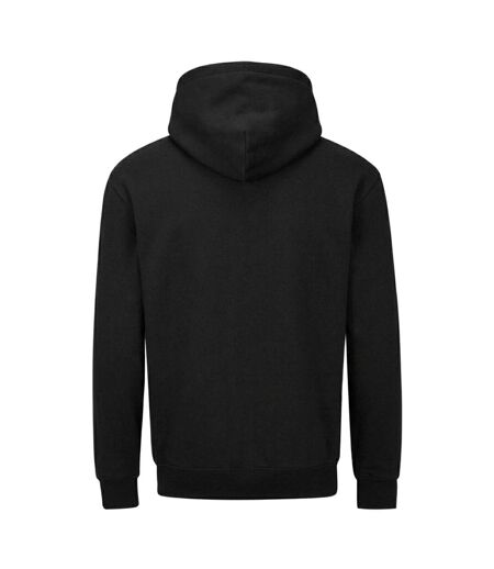 Unisex Adult Essential Organic Drawstring Hoodie Black Mantis