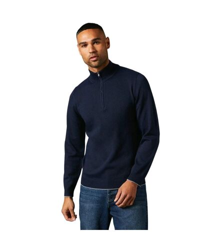 Pull en tricot à fermeture éclair pour hommes marine Burton Burton