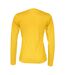 Cottover Womens/Ladies Long-Sleeved T-Shirt (Yellow)