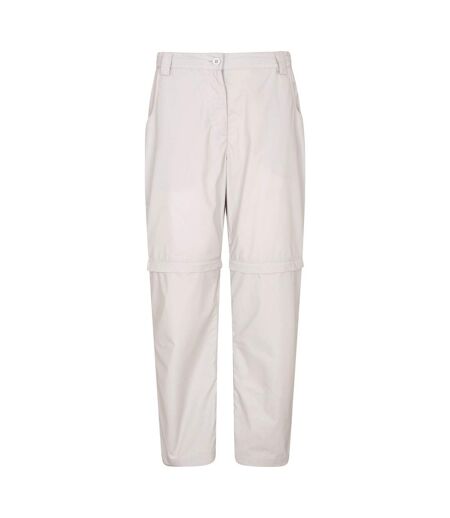 Pantalon De Randonnée Quest Femme Gris Clair Mountain Warehouse