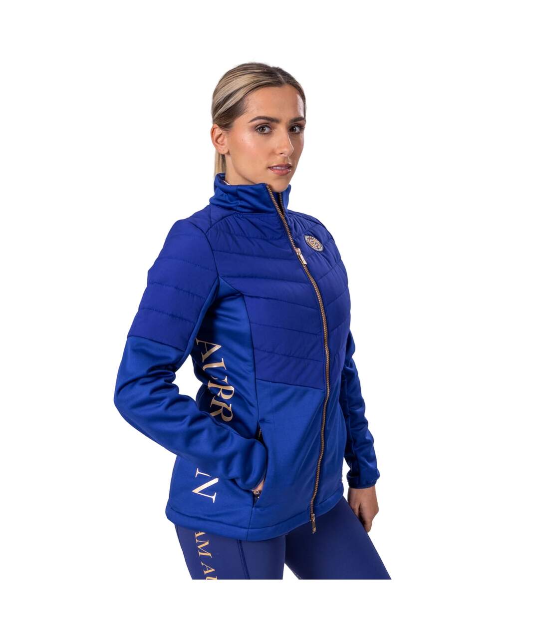 Veste isolée team femme bleu marine Aubrion-2