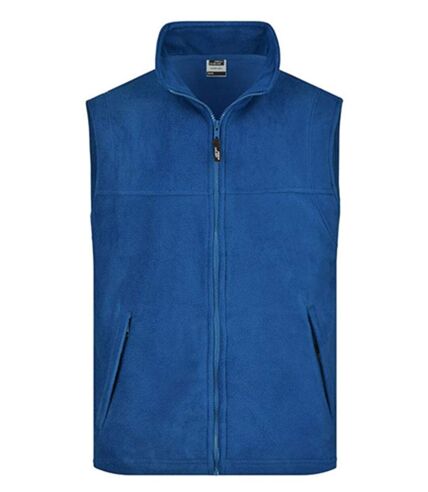 Gilet sans manches bodywarmer polaire homme - JN045 - bleu roi