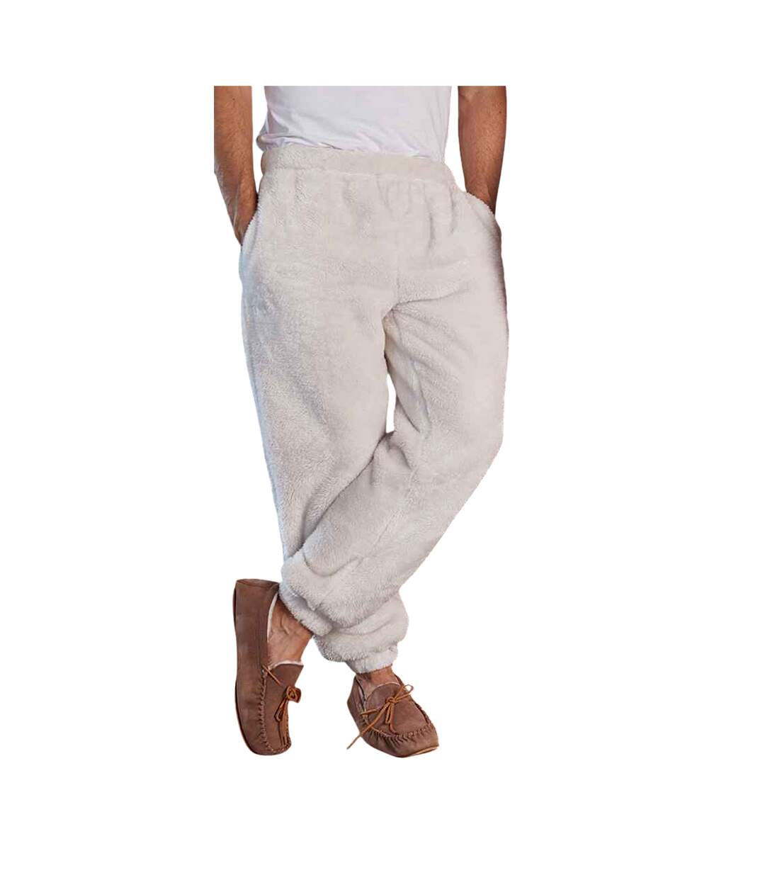 Pantalon de jogging adulte beige pâle Brand Lab-2