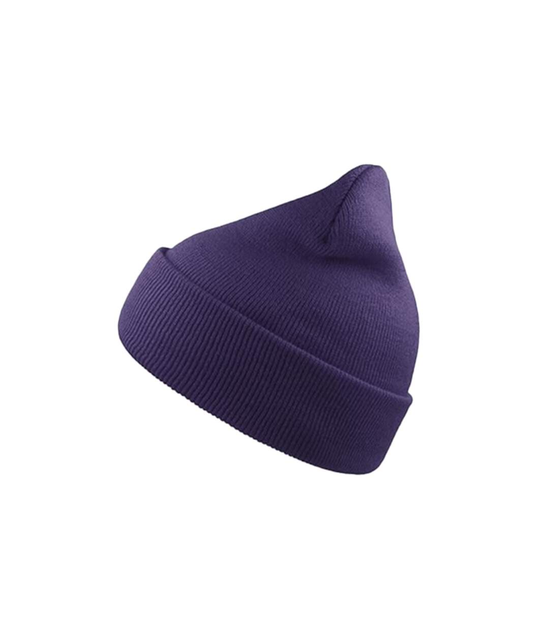 Bonnet avec revers wind mixte violet Atlantis