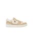 Baskets Motif/style Blocs De Couleurs T-clip Set Femme Marron Lacoste-3