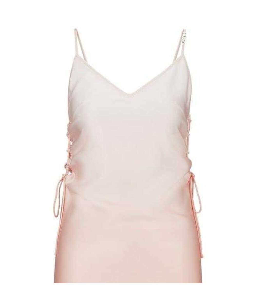 Womens/ladies Kasanka Ombre Satin Slim Slip Dress Pink Ombre Hugo-2