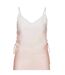 Womens/ladies Kasanka Ombre Satin Slim Slip Dress Pink Ombre Hugo-2