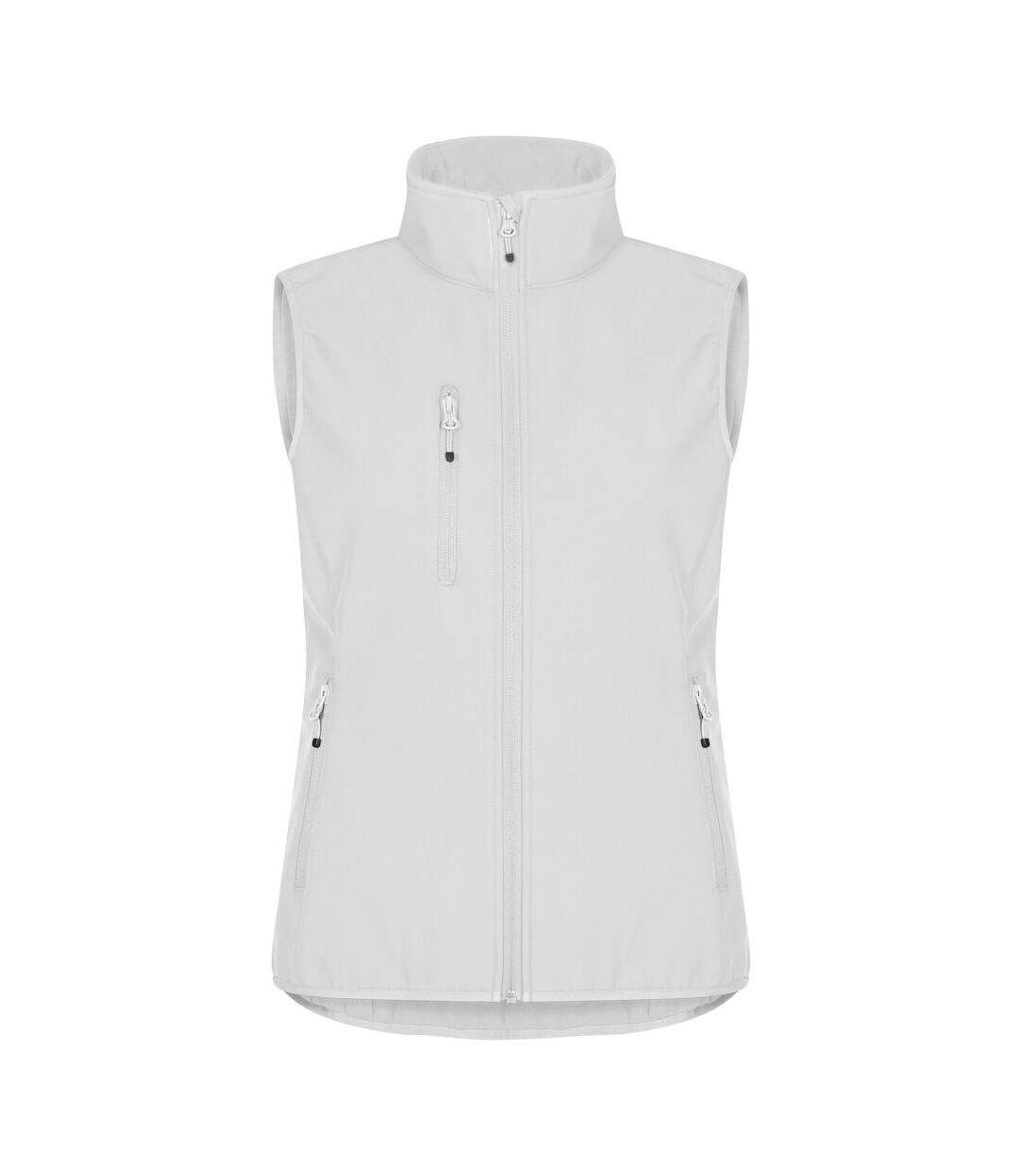 Veste sans manches classic femme blanc Clique-1