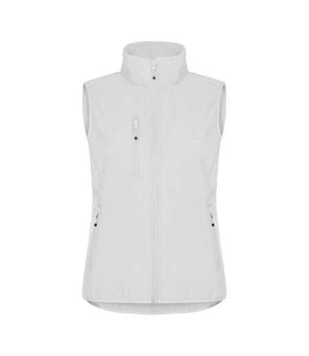 Veste sans manches classic femme blanc Clique
