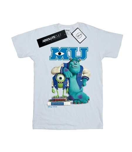 Disney - T-shirt MONSTERS UNIVERSITY POSTER - Femme (Blanc) - UTBI17091