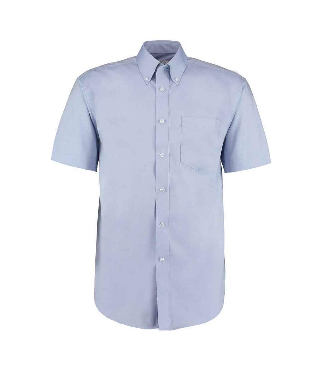 Chemise Manches Courtes Premium Homme Bleu Clair Kustom Kit-1