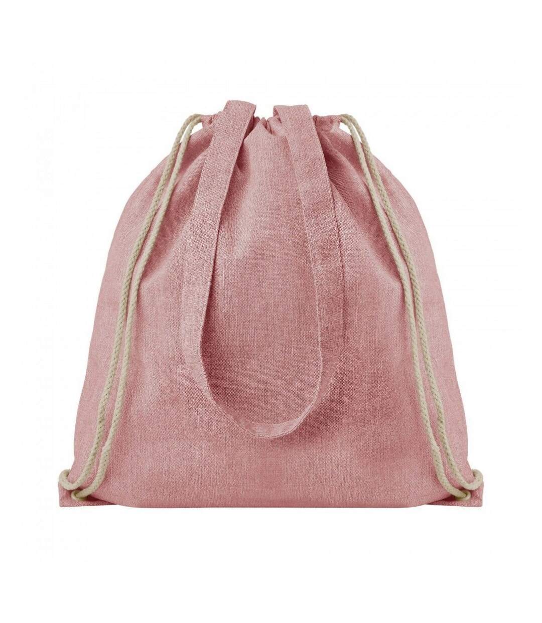 Atlanta Twin Handle Drawstring Bag One Size Heather Red SOLS-2