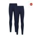 Pack of 2  Womens/ladies talus thermal base layer leggings  navy Mountain Warehouse-1