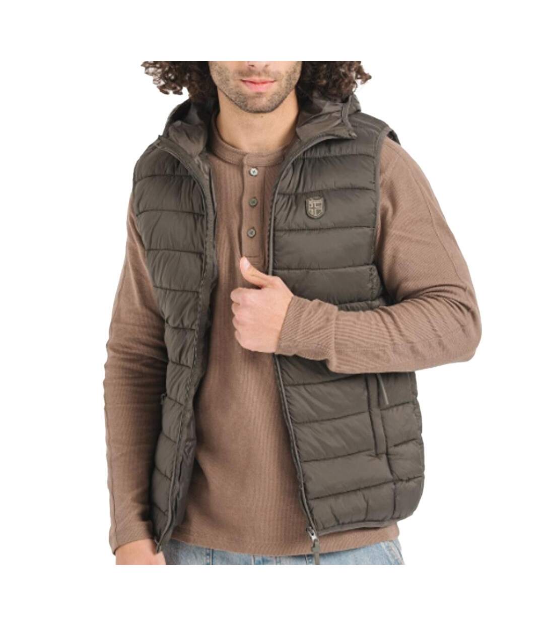 Doudoune sans manches kaki homme geographical norway vamigotal-1