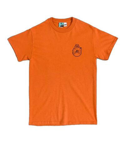 T-shirt Motif/style Brodé Millennium Falcon Adulte Orange Star Wars