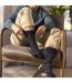 12 Pairs Mens Cotton Rich Everyday Socks Soft Top Flat Seam Comfort Socks-5