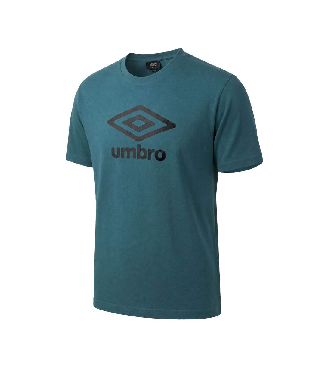 Tee shirt homme col rond en coton 160GSM et logo imprimé 729280 Umbro-1