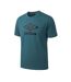 Tee shirt homme col rond en coton 160GSM et logo imprimé 729280 Umbro-1
