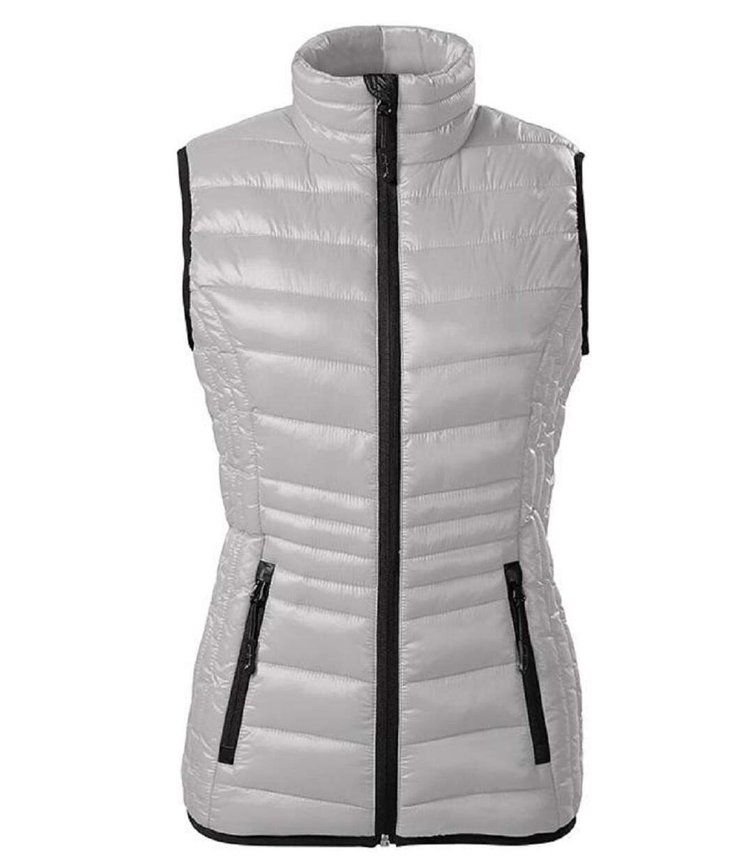 Bodywarmer matelassé - Femme - MF554 - gris argent