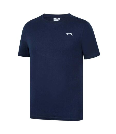 T-shirt Motif/style Logo 3d Homme Bleu Marine Slazenger