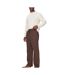 Pyjama marron/beige homme tommy hilfiger ls flannel-1