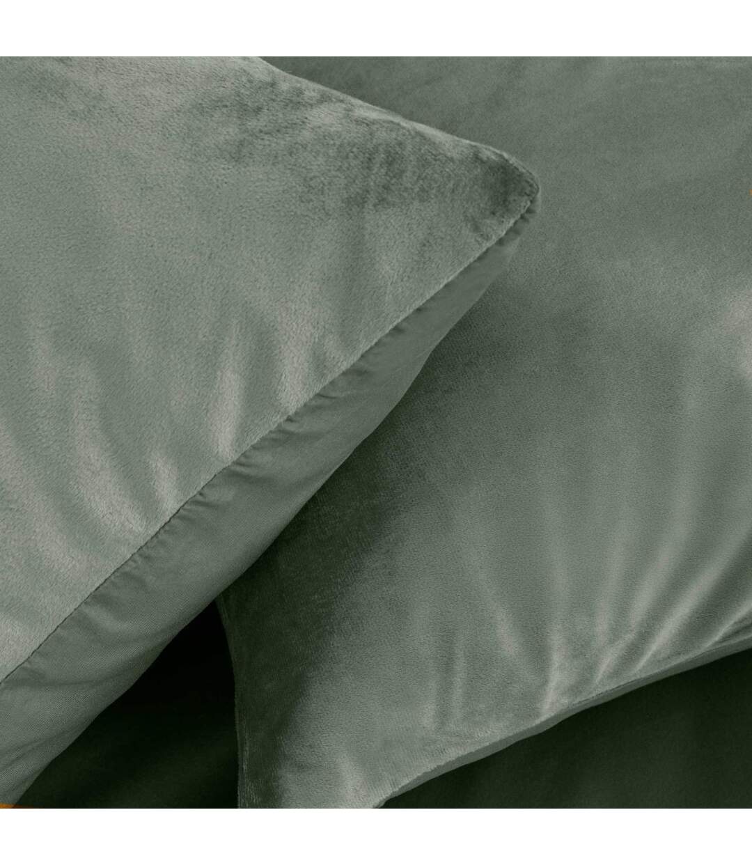 Parure de Lit 3 Pièces Velina 240x220cm Vert Cèdre-2