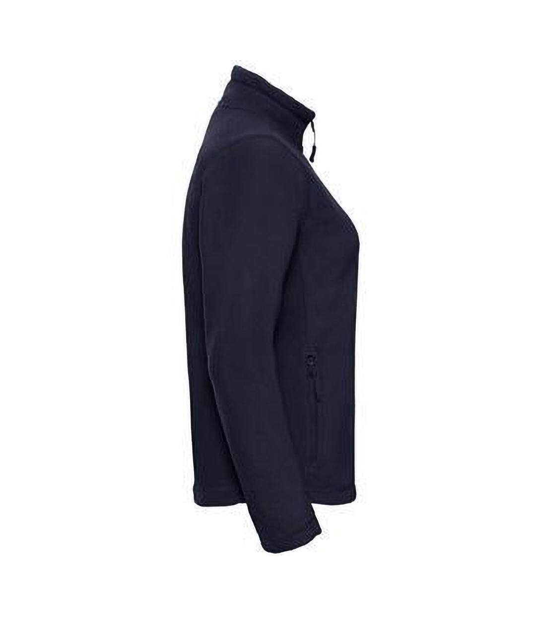 Russell Colours Ladies Full Zip Outdoor Fleece Jacket Veste Polaire D'extérieur À Fermeture Éclair Noir Jerzees Colours-3