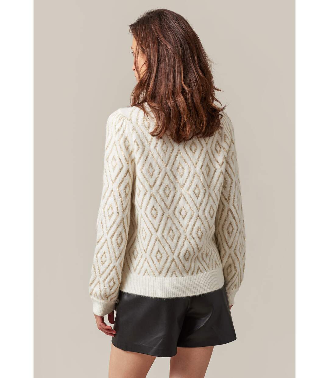 Pull femme à motifs géométriques MAINA-2