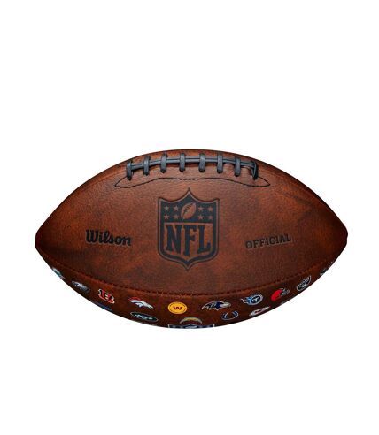 Logo american football one size brown Wilson