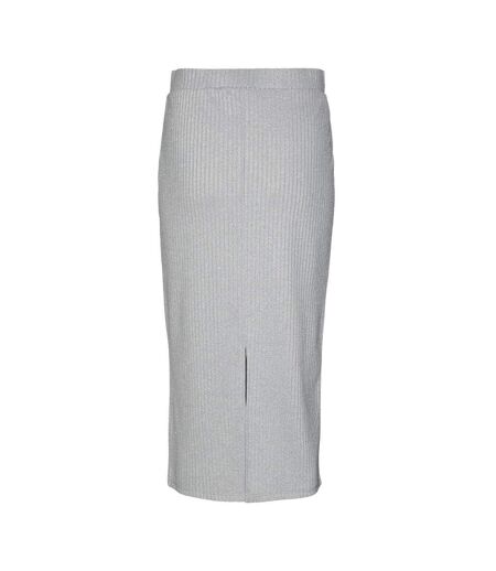 Jupe gris clair femme vero moda cora calf