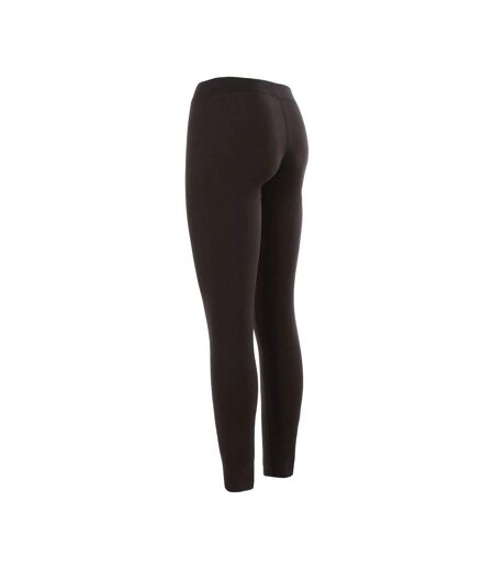 Legging Uni Et Doublé À Taille Élastiquée Fuzzy Femme Noir Trespass
