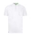 Duke Mens Grant Chest Pocket Pique Polo Shirt (White) - UTDC177-1