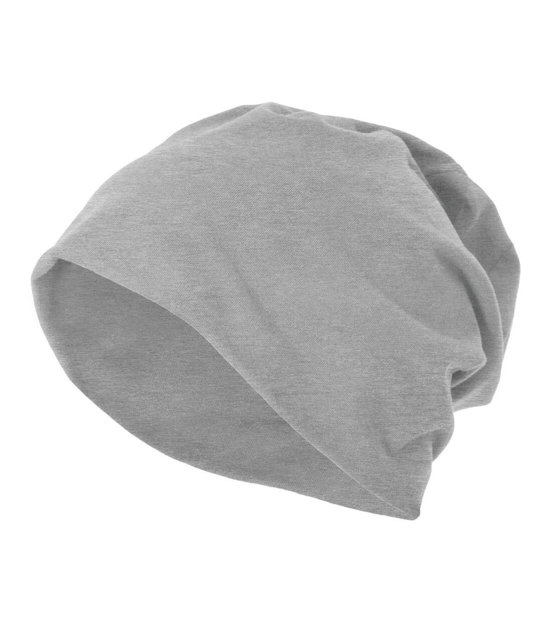 Jersey beanie heather grey Build Your Brand-1