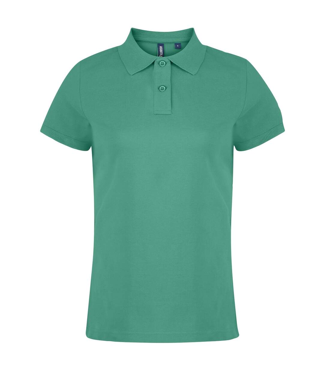 Polo uni femme vert tendre Asquith & Fox