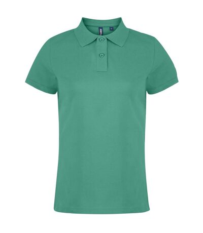 Asquith & Fox Womens/Ladies Plain Short Sleeve Polo Shirt (Kelly) - UTRW3472