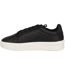 Womens/ladies Firenze Glitter Chunky Sole Trainers Glitter Black Loyalti-4