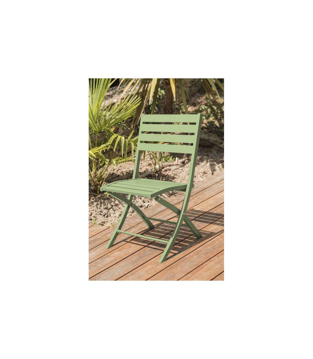 Chaise de Jardin Pliante Marius 82cm Vert Lagune-3