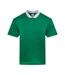 Maillot Sport Motif/style Rétro Homme Vert Blanc Just Cool-1